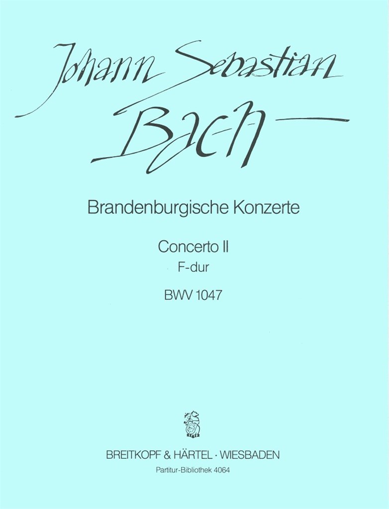 Brandenburg. Konz. 2 F BWV1047